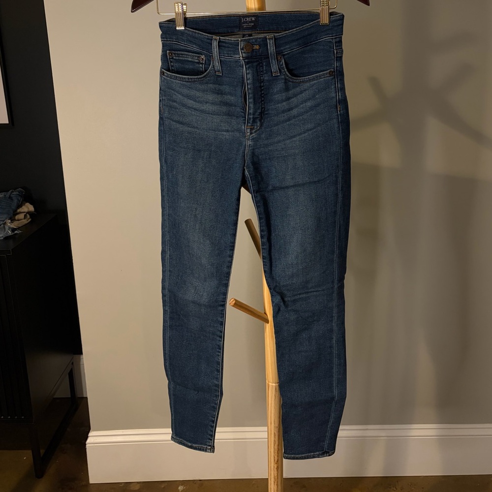 J. Crew Women's Skinny Jeans - Dark Blue